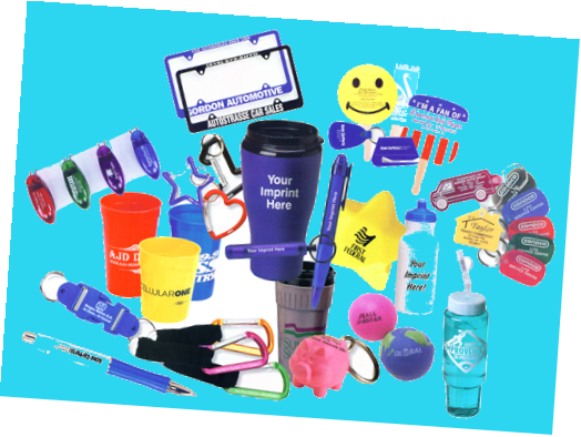 Promotional merchandise, promotional items, promotional products, promotional gifts, or advertising gifts, sometimes nicknamed swag or schwag, are articles of merchandise (often branded with a logo or slogan) used in marketing and communication programs.